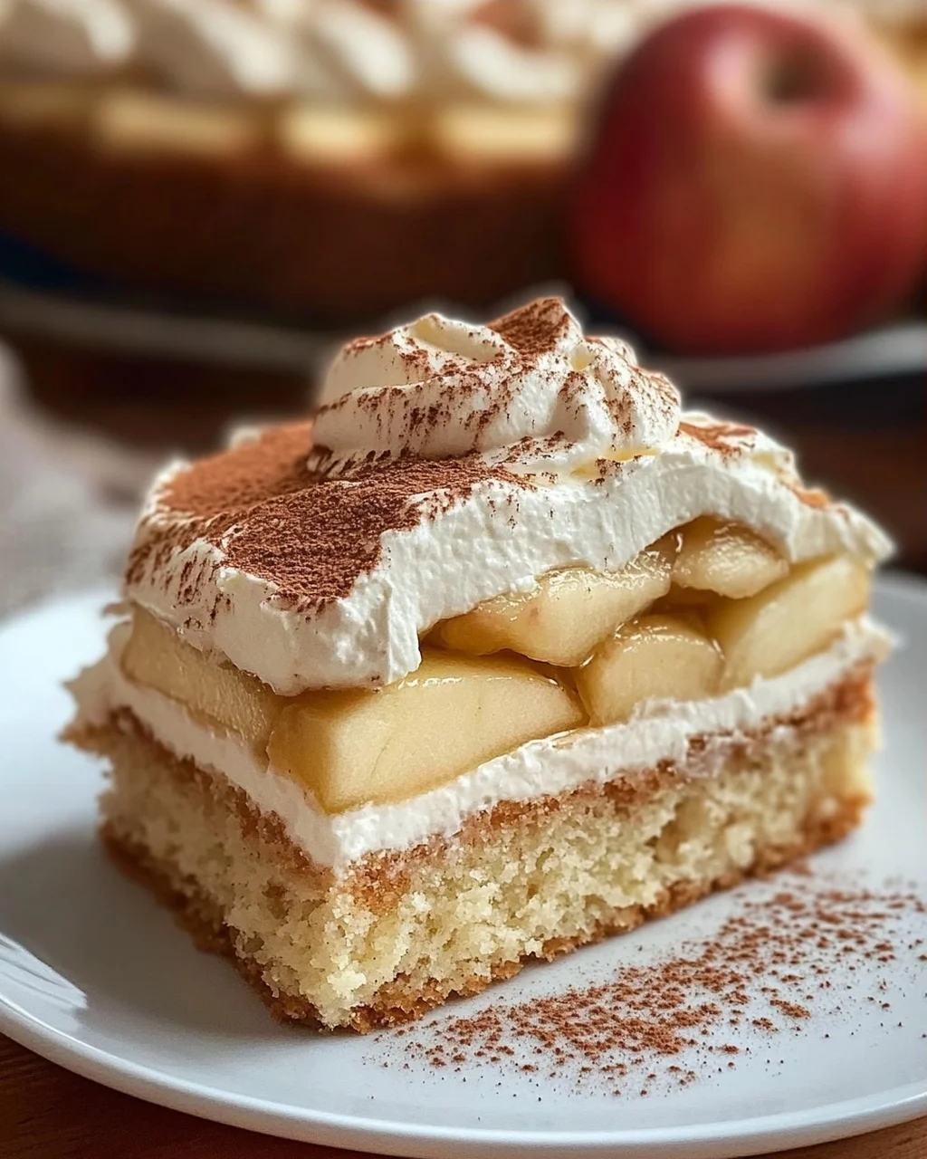 Apfelkuchen mit Schmandcreme