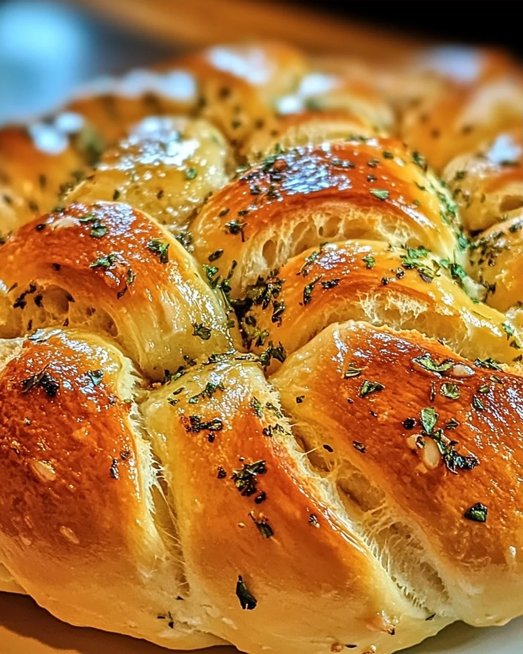 Aromatisches Knoblauch-Kräuter Zopfbrot für Genießer