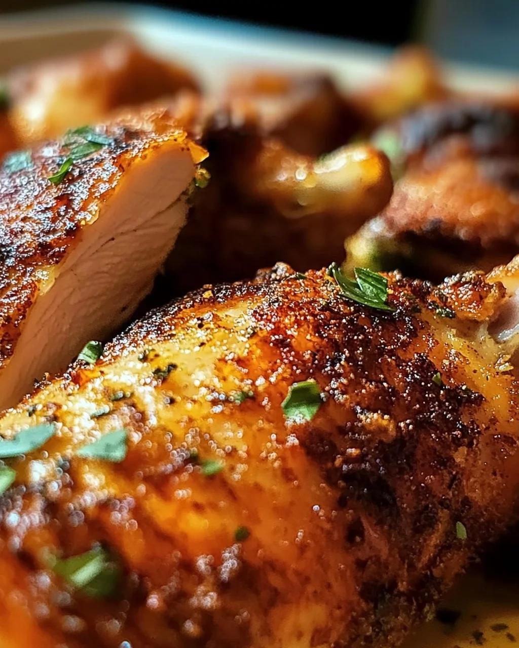 Buttermilch Ofen Gebratenes Hähnchen