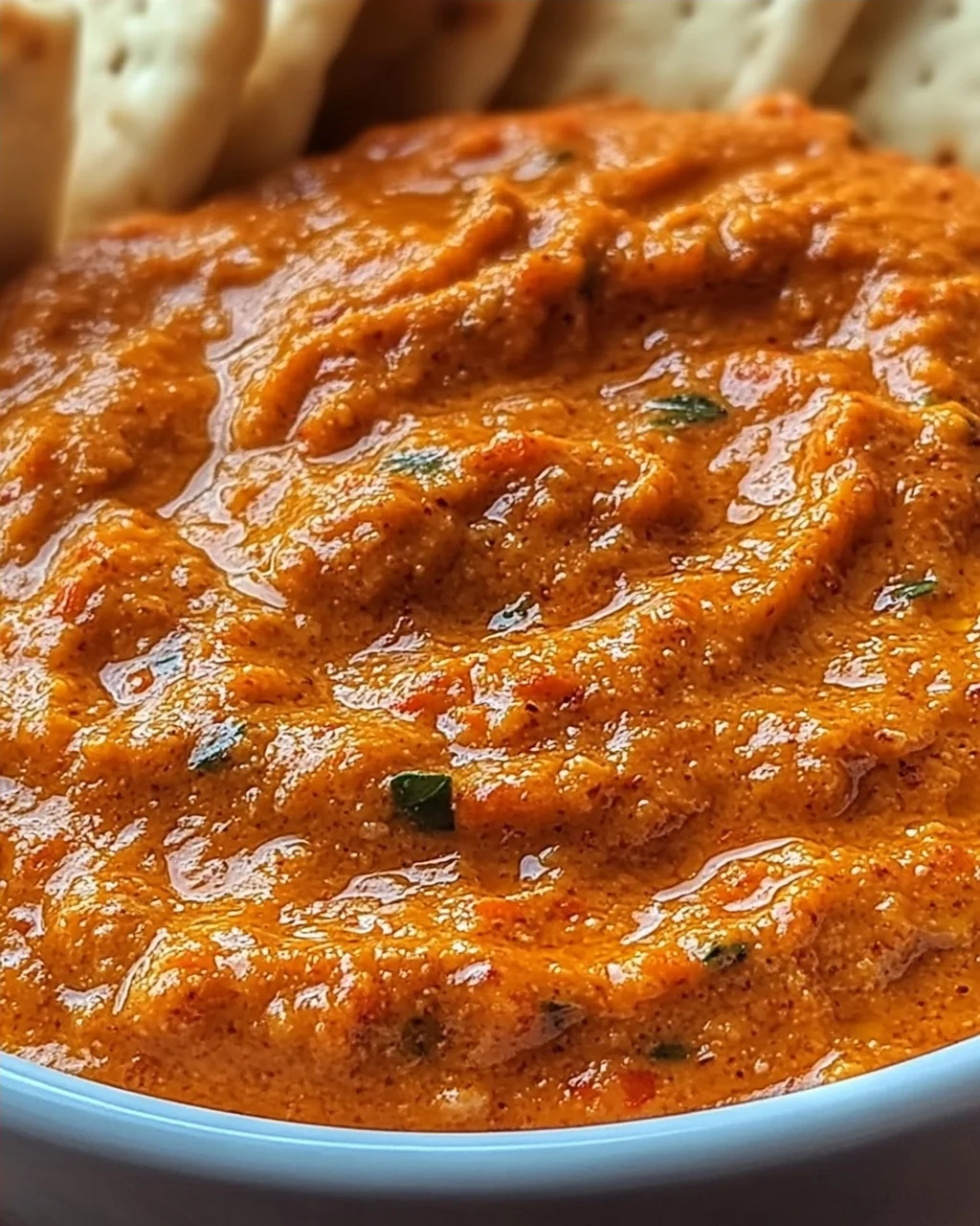 Creamy Roasted Red Pepper Dip