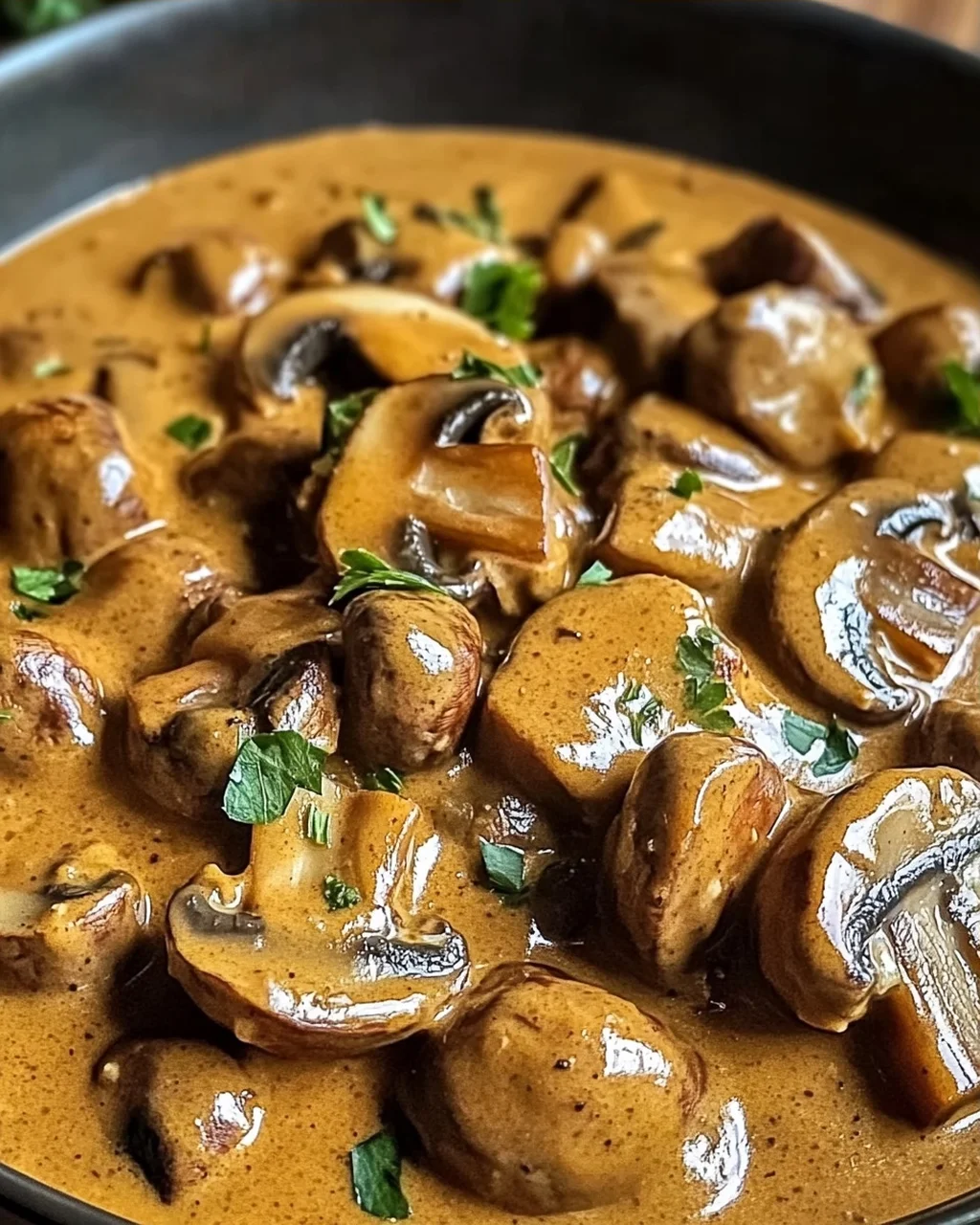 Cremige ungarische Champignon-Paprikasch für Gemütliche Abende