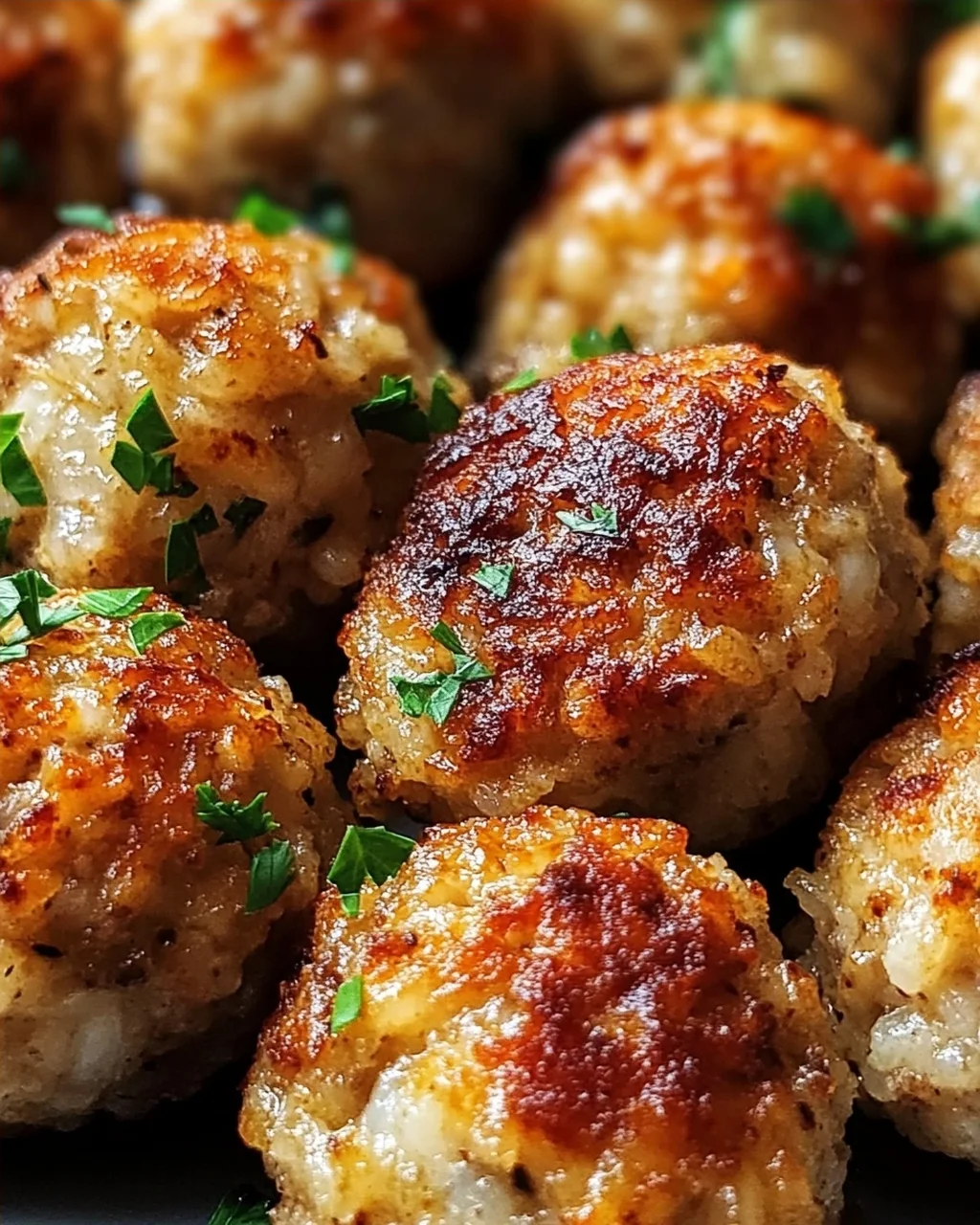 Crispy Rice Meatballs from the Air Fryer