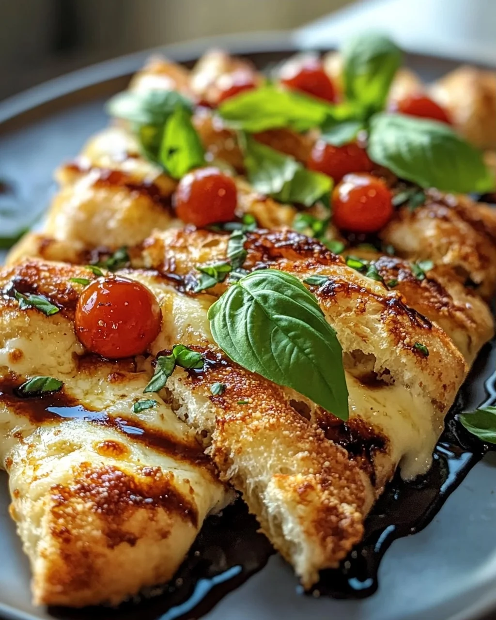 Discover Delicious Caprese Basil Cheese Bread Sticks!