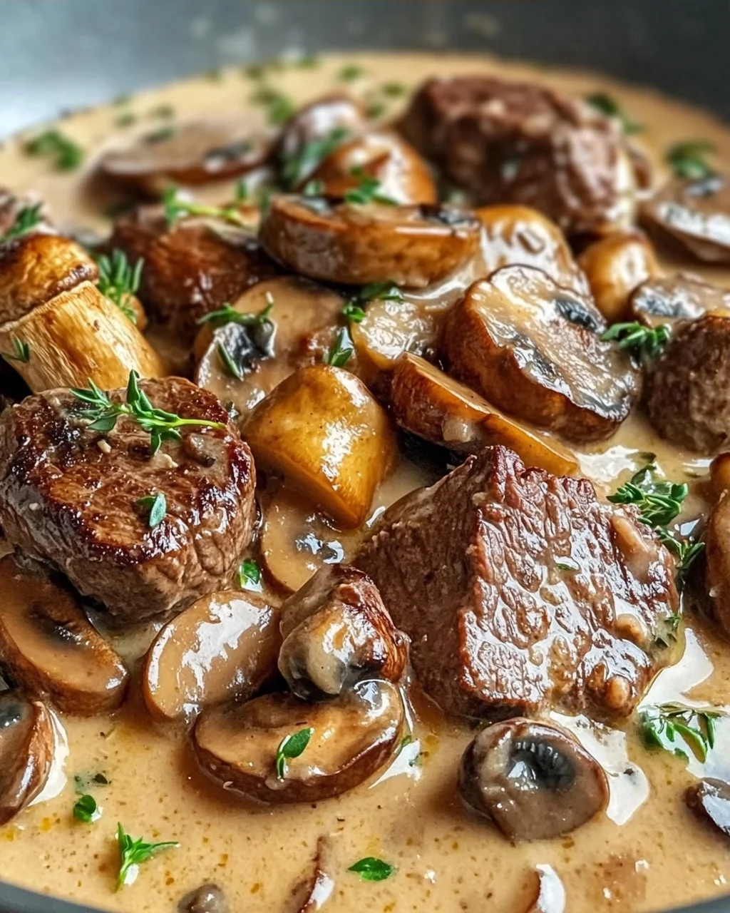 Filettopf Mit Champignons