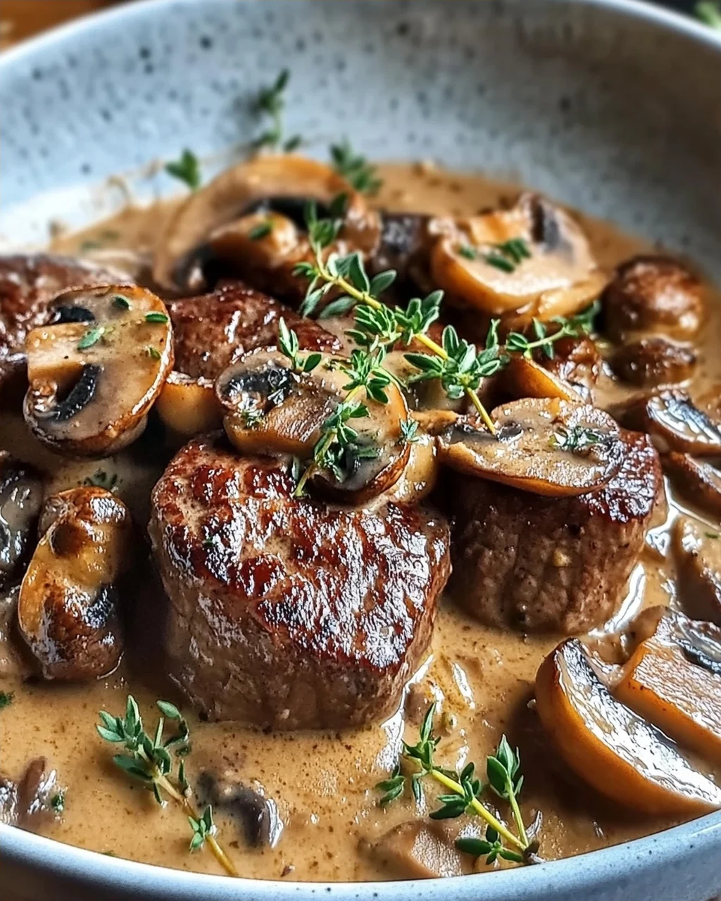Filettopf Mit Champignons