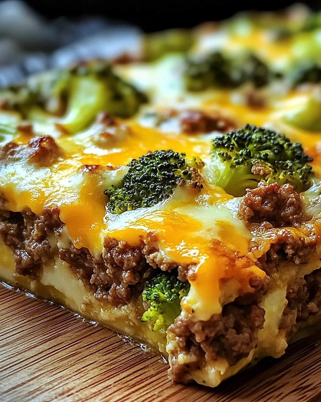 Fitness Auflauf mit Brokkoli und Rinderhack