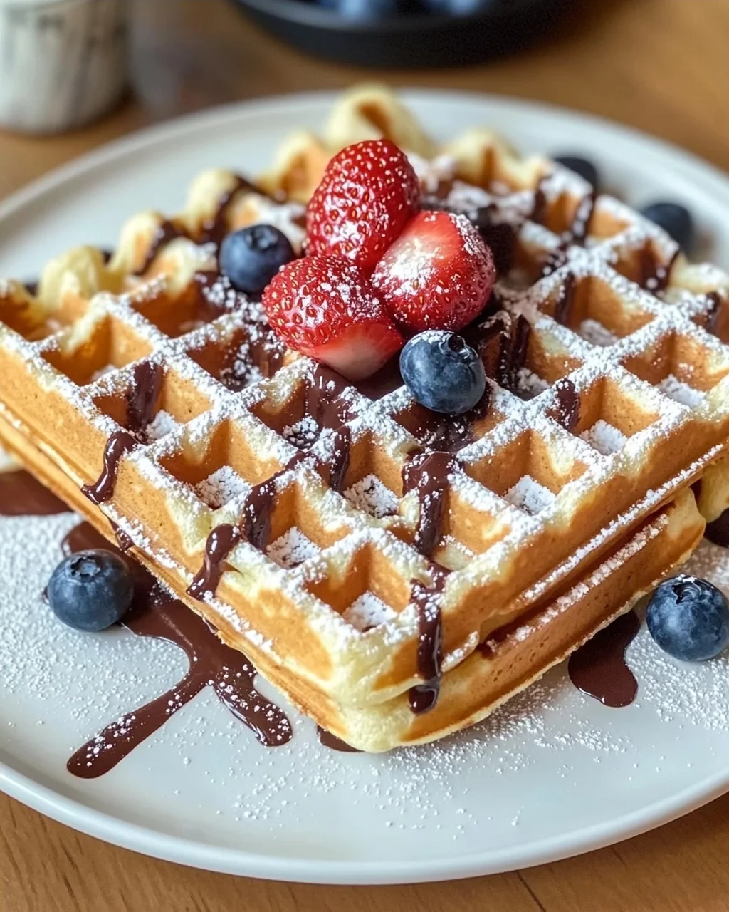 Fluffige Waffeln