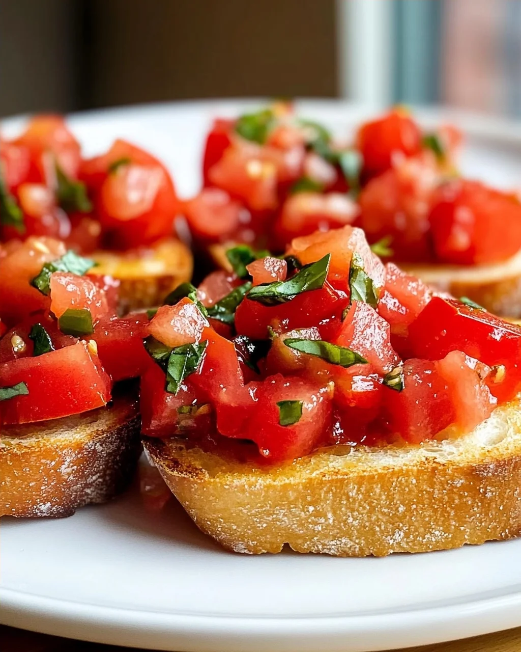 Frische Tomaten Bruschetta
