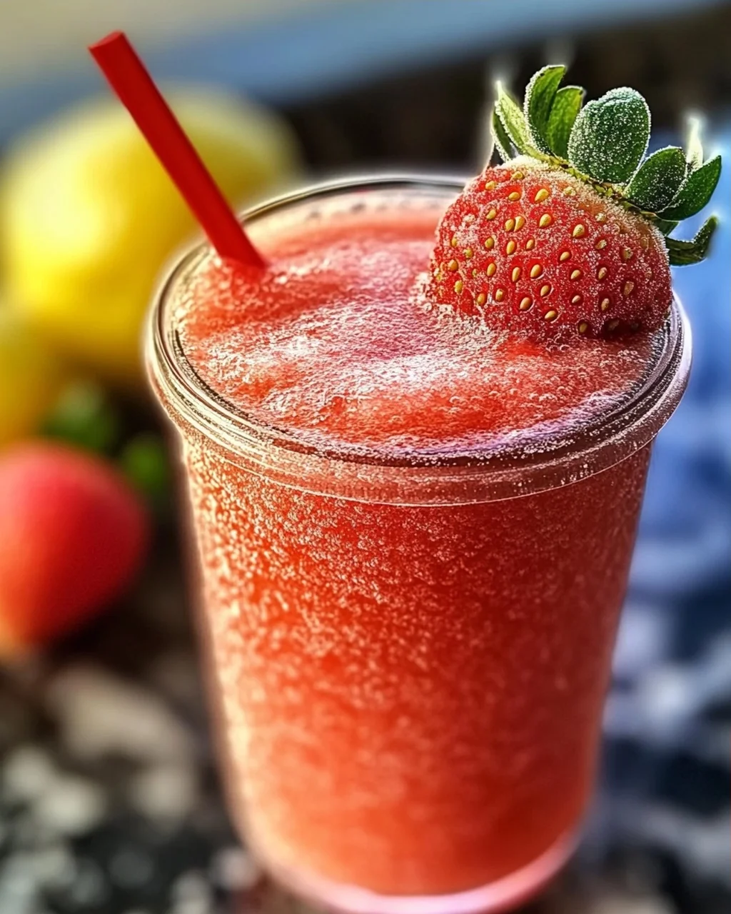 Frosted Erdbeer-Limonade: Erfrischend und Gesund