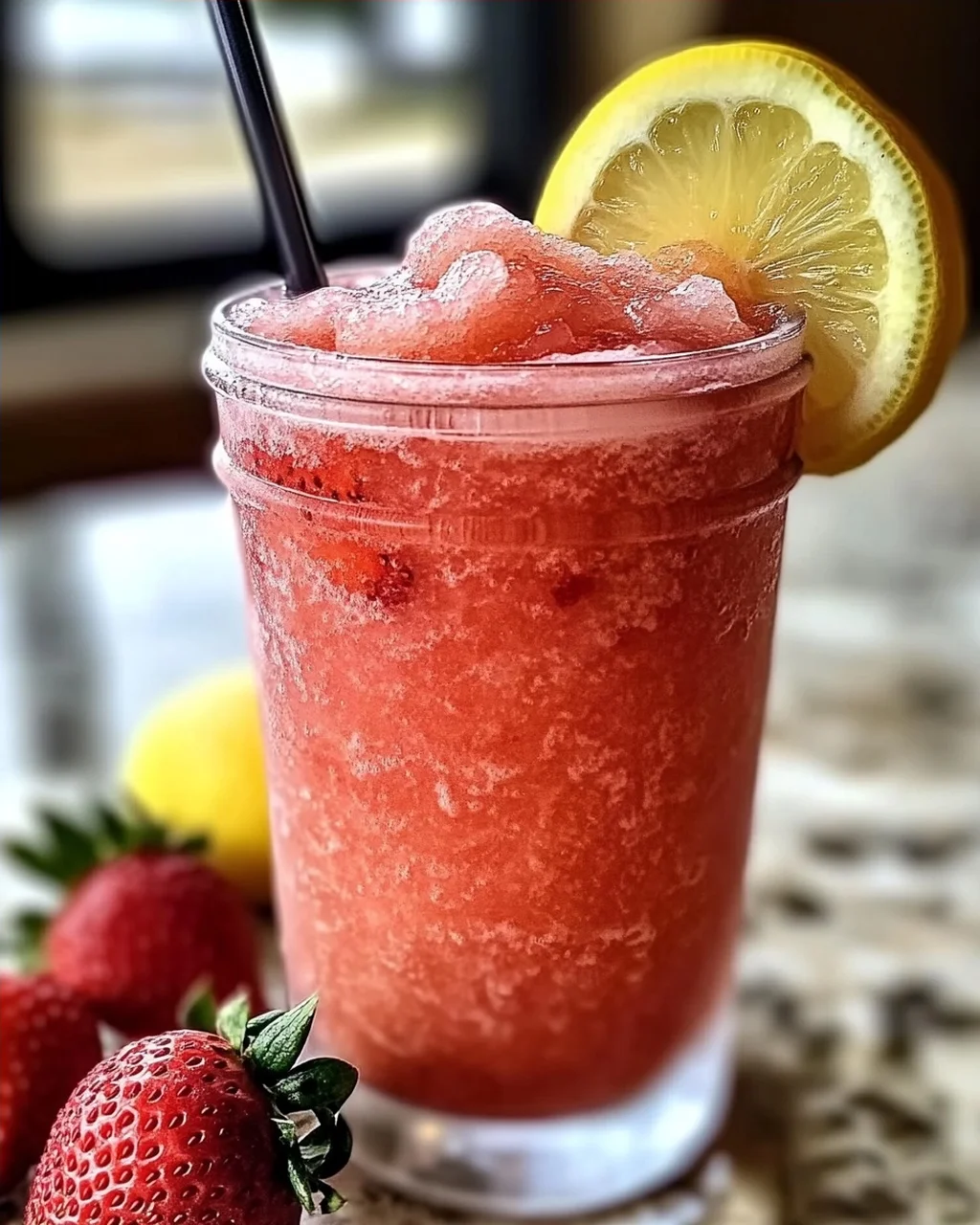 Frosted Erdbeer-Limonade: Erfrischend und Gesund
