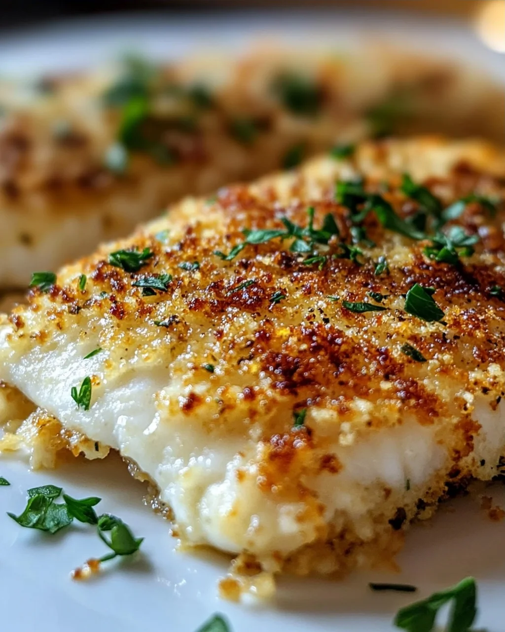 Gebackene Tilapia mit Parmesan-Kruste – Schnell & Knusprig!