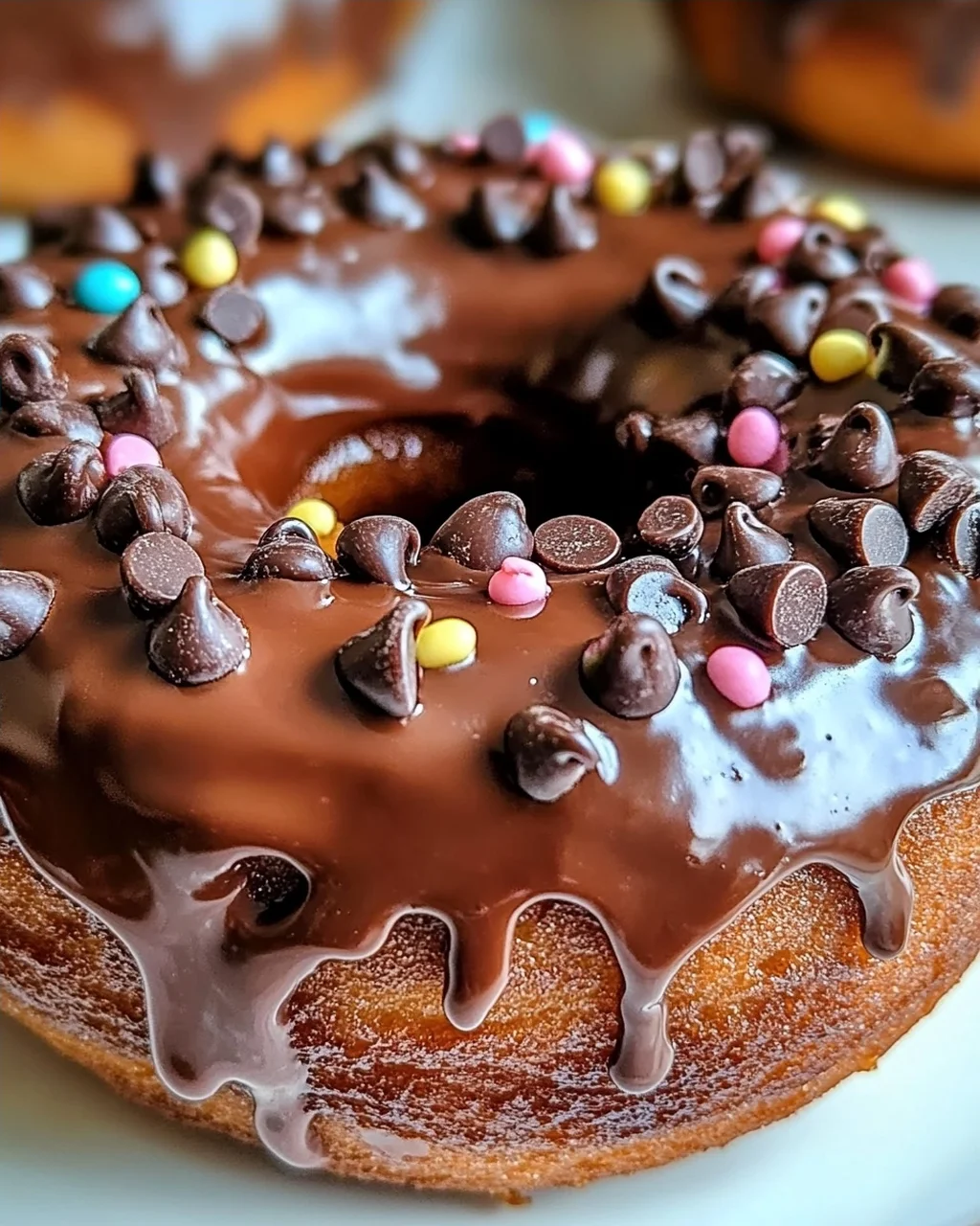 Gesunde Schokoladenprotein-Donuts für jeden Tag