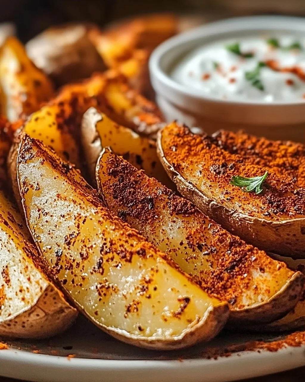 Gewürzte Ofenkartoffelspalten ganz einfach selber machen