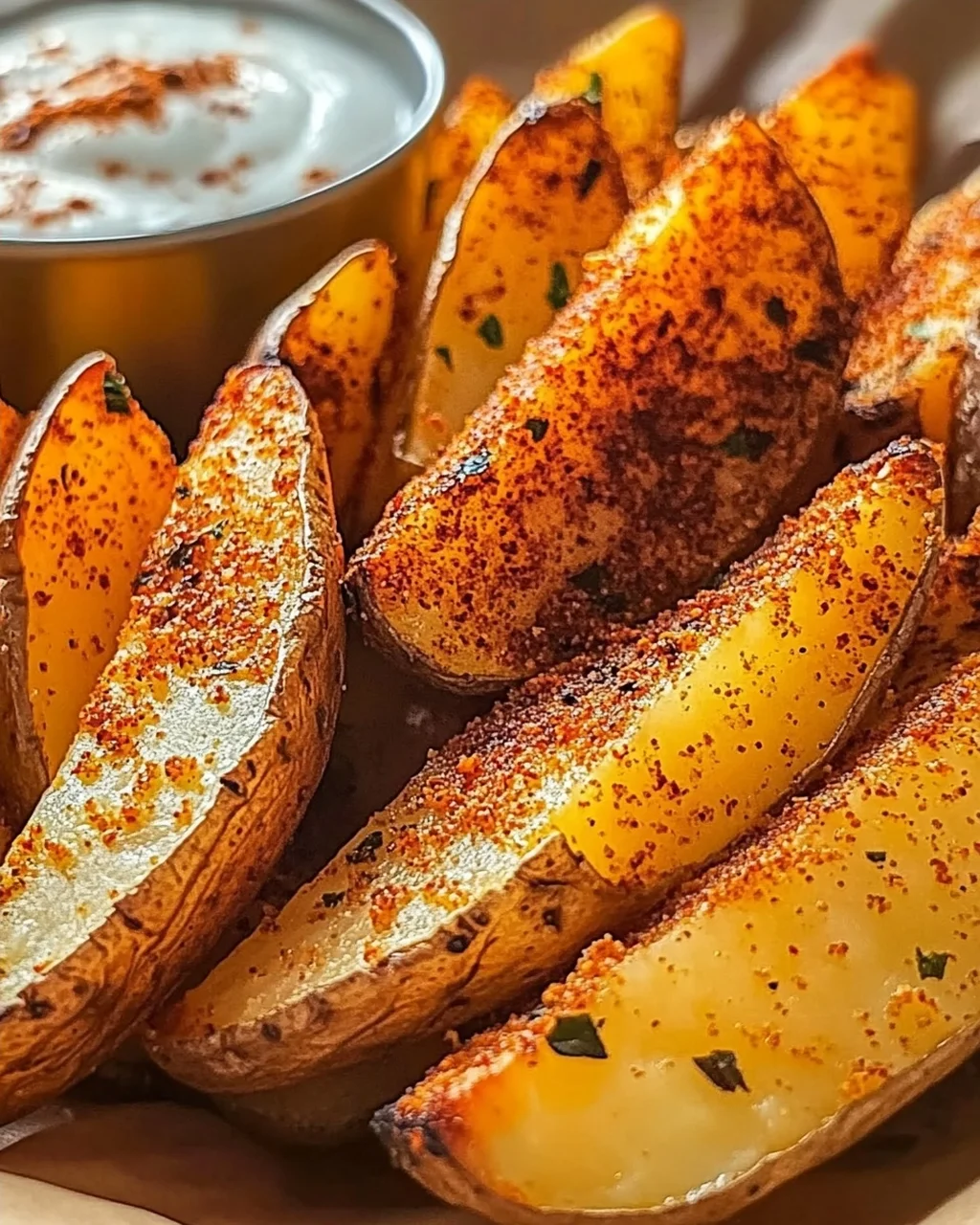 Gewürzte Ofenkartoffelspalten ganz einfach selber machen