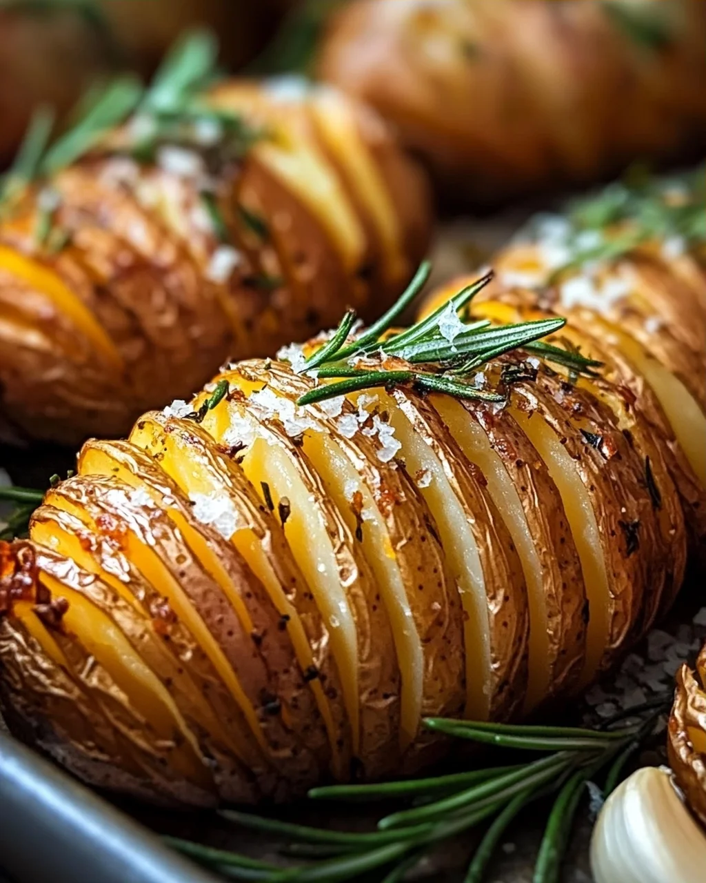 Fächerkartoffeln / Hasselback-Kartoffeln