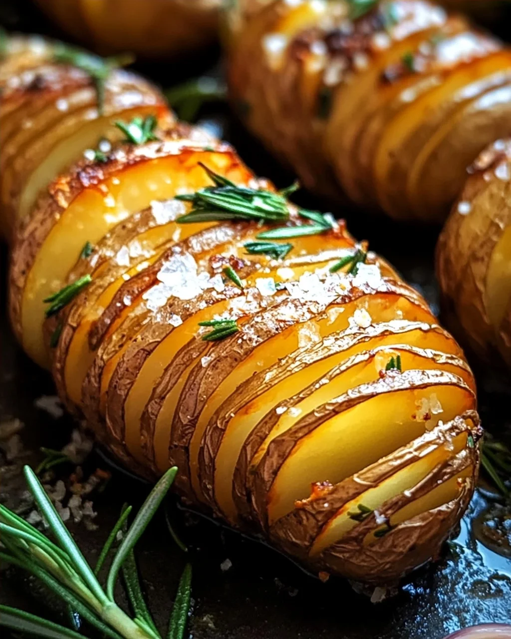 Fächerkartoffeln / Hasselback-Kartoffeln