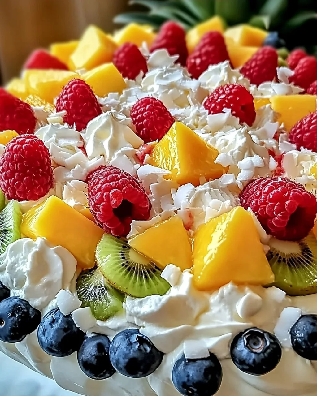 Hawaiian Käsekuchen Salat für den perfekten Sommergenuss
