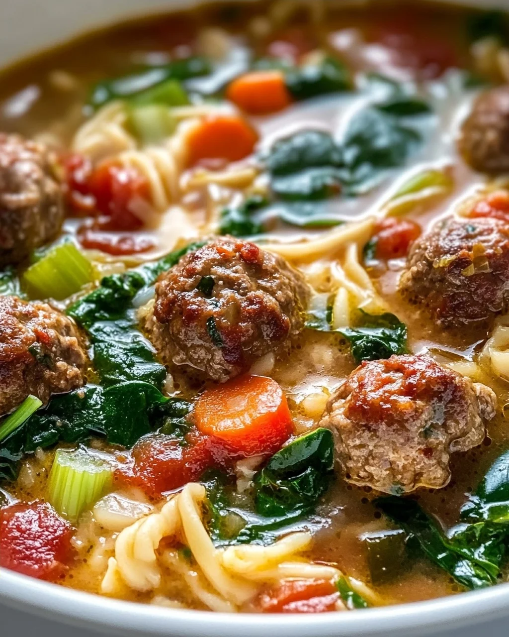 Herzhafte Schongarer Hackbällchen Suppe – Einfach & Lecker