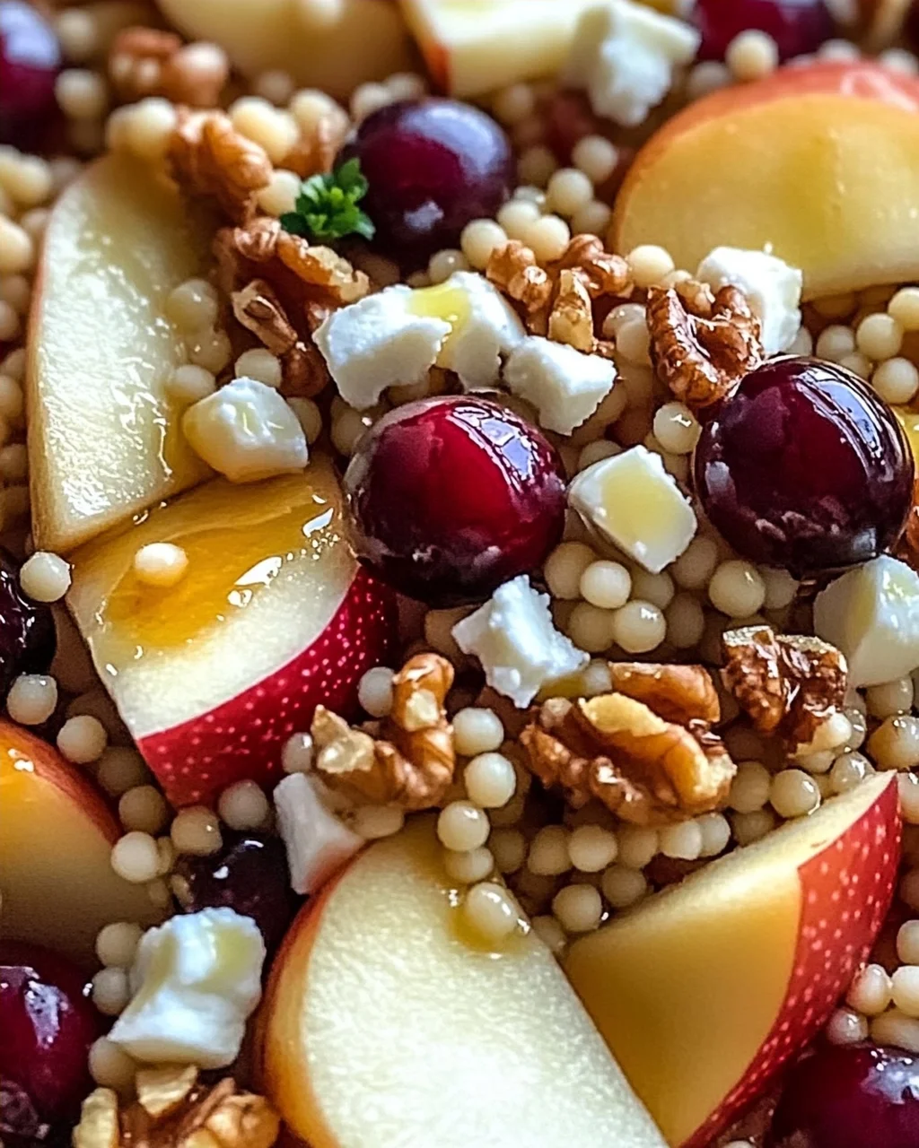 Honig Herbst Perlen Couscous Salat für dein Wohlfühlen