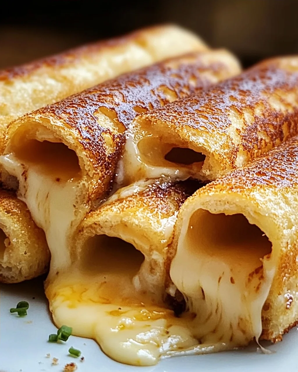 Käse-Genuss in knusprigen Roll-Ups