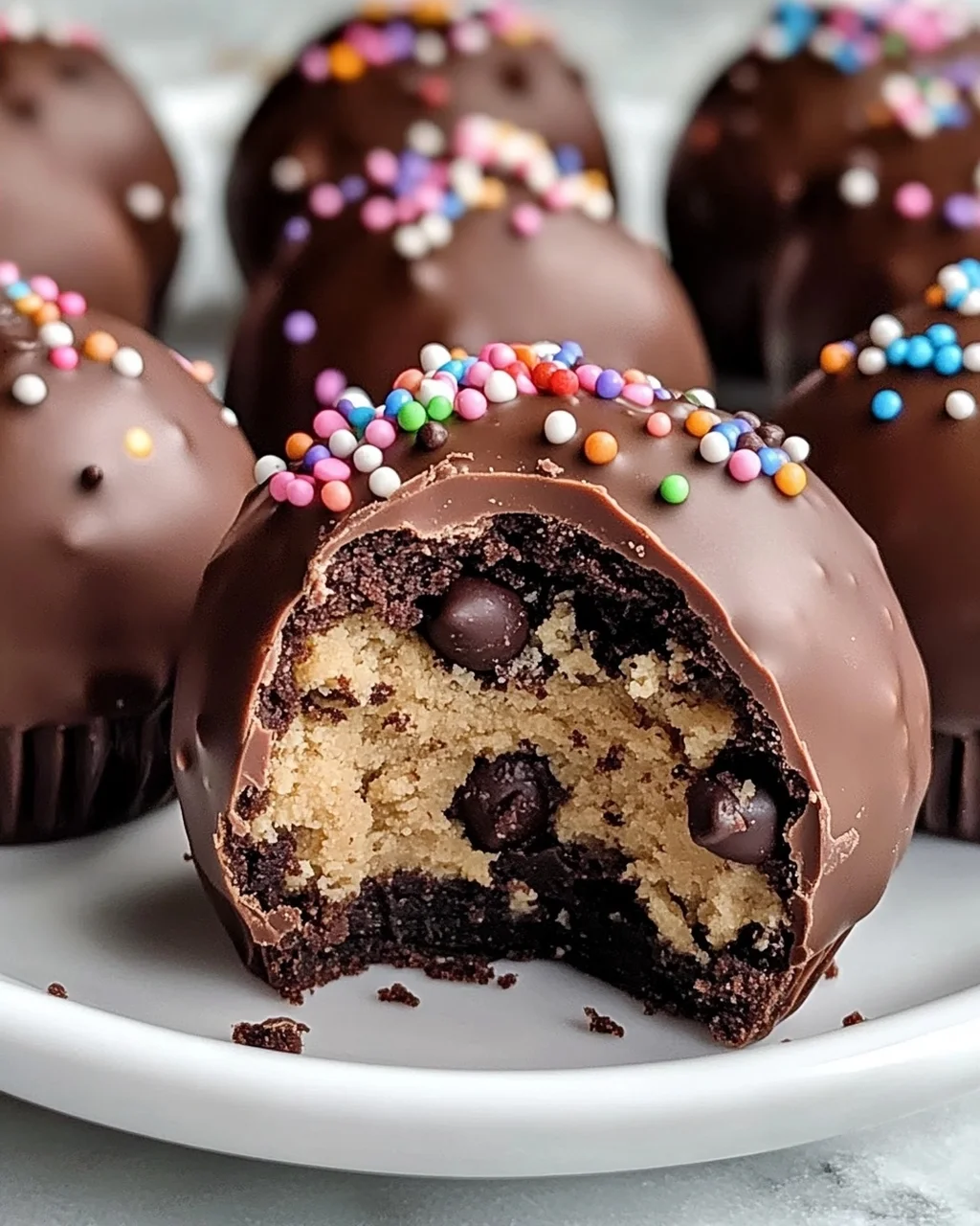 Keksteig-Brownie-Bomben ohne Backen: Dein Schokochip-Traum!