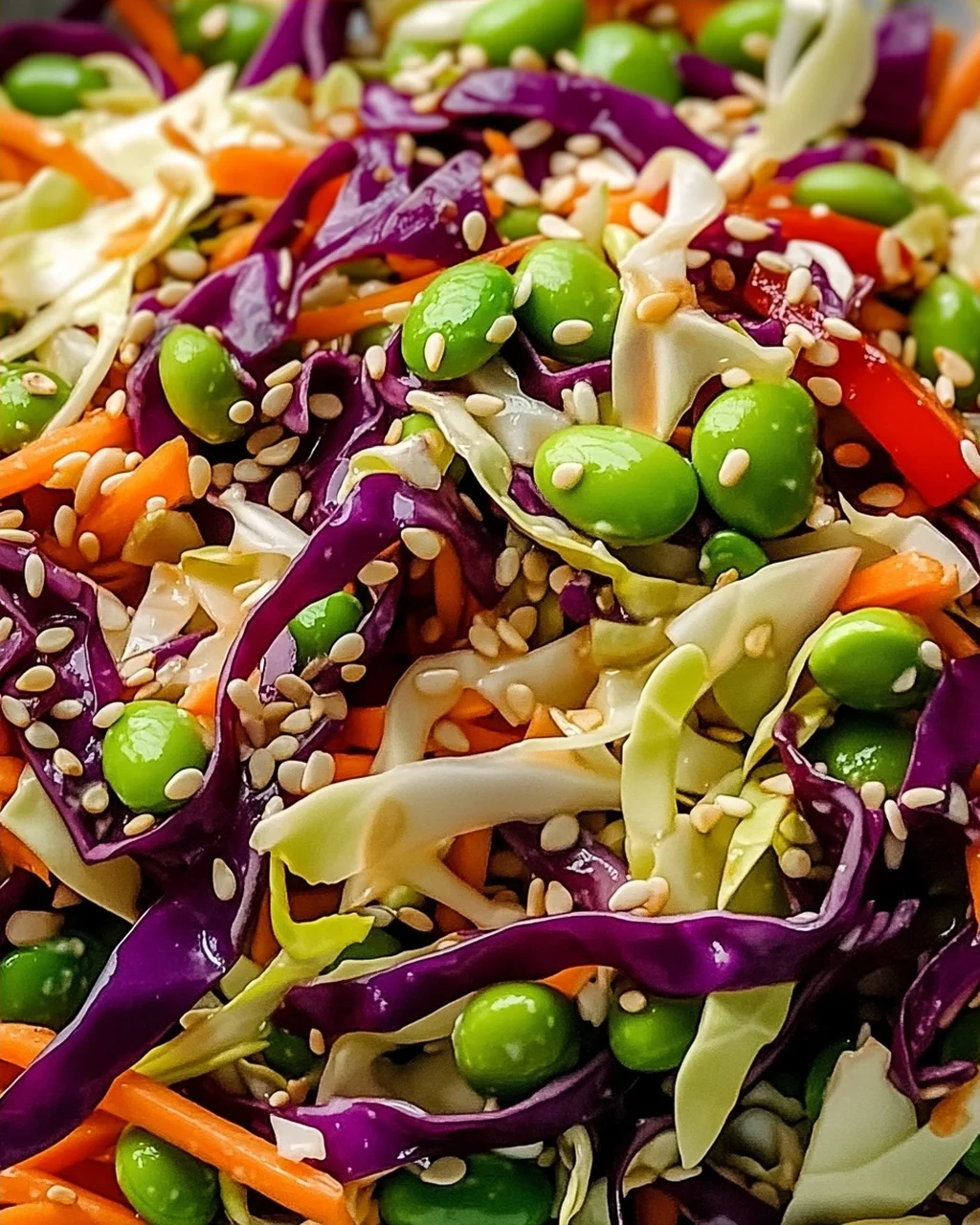 Knuspriger Kohl-Edamame-Salat – Gesund und lecker!