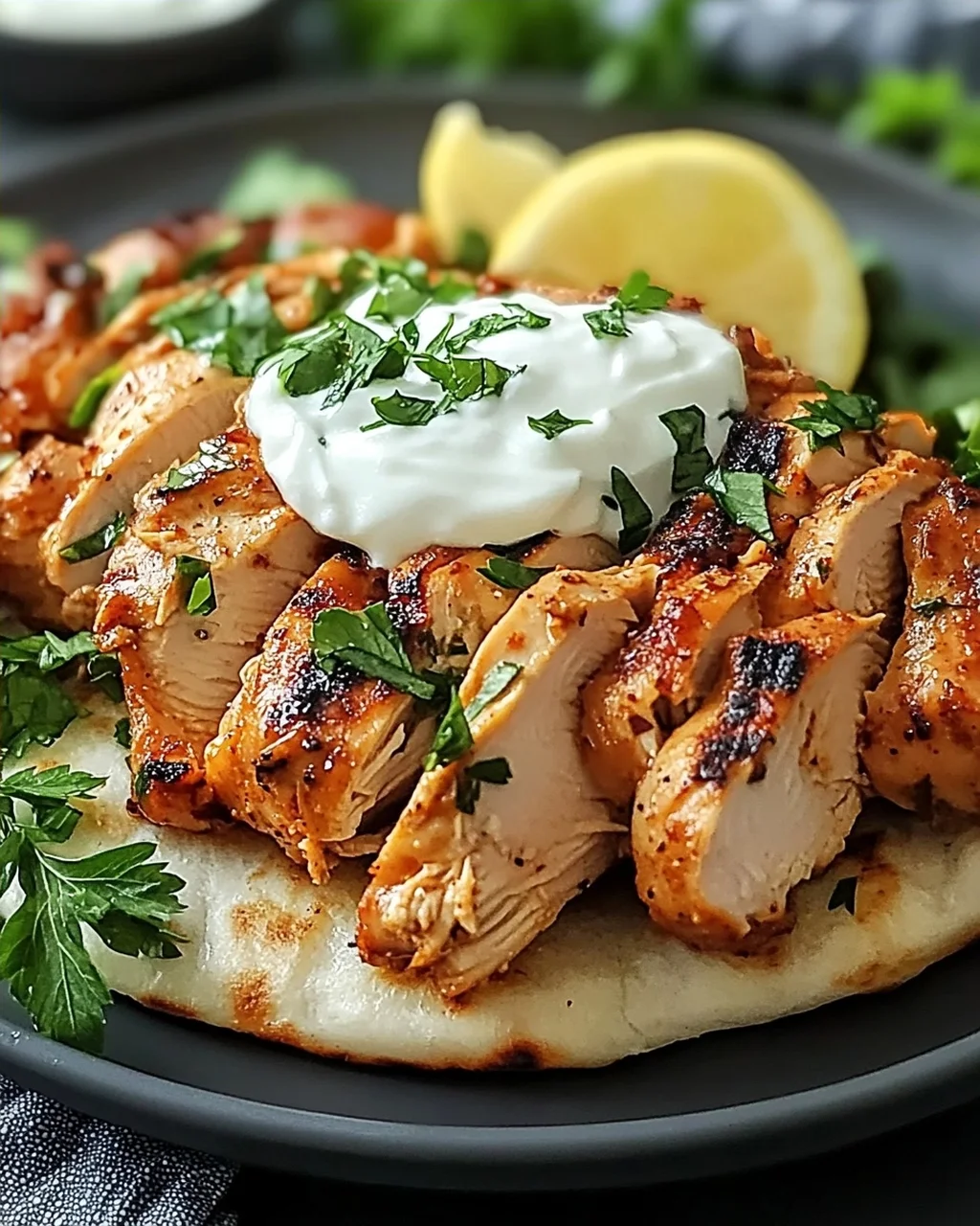 Köstliche Slow Cooker Hähnchen Gyros für jeden Tag