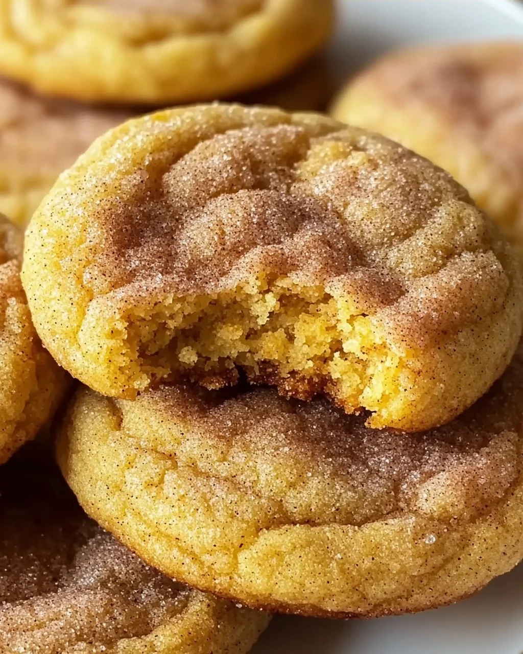 Kürbis Snickerdoodle Cookies