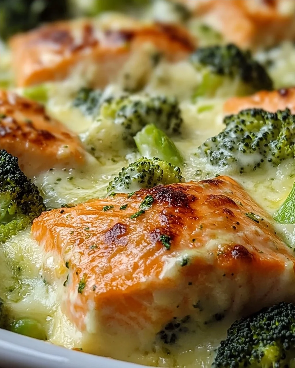 Lachs-Brokkoli-Gratin