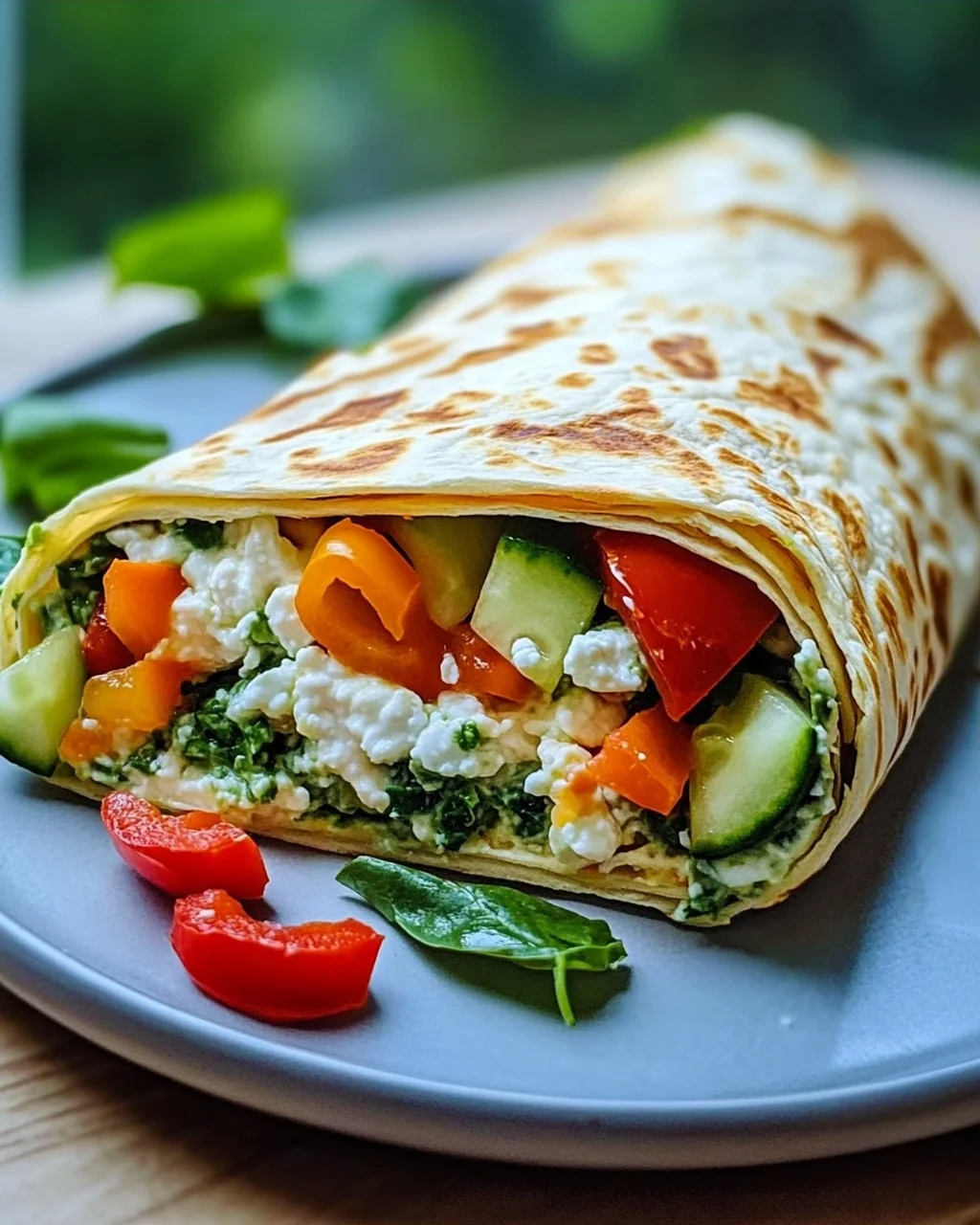 Leckere Hüttenkaese Wraps - Gesund & Einfach Nachzumachen!