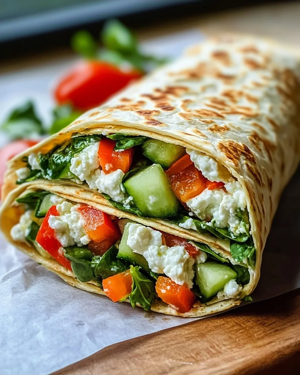 Leckere Hüttenkaese Wraps - Gesund & Einfach Nachzumachen!
