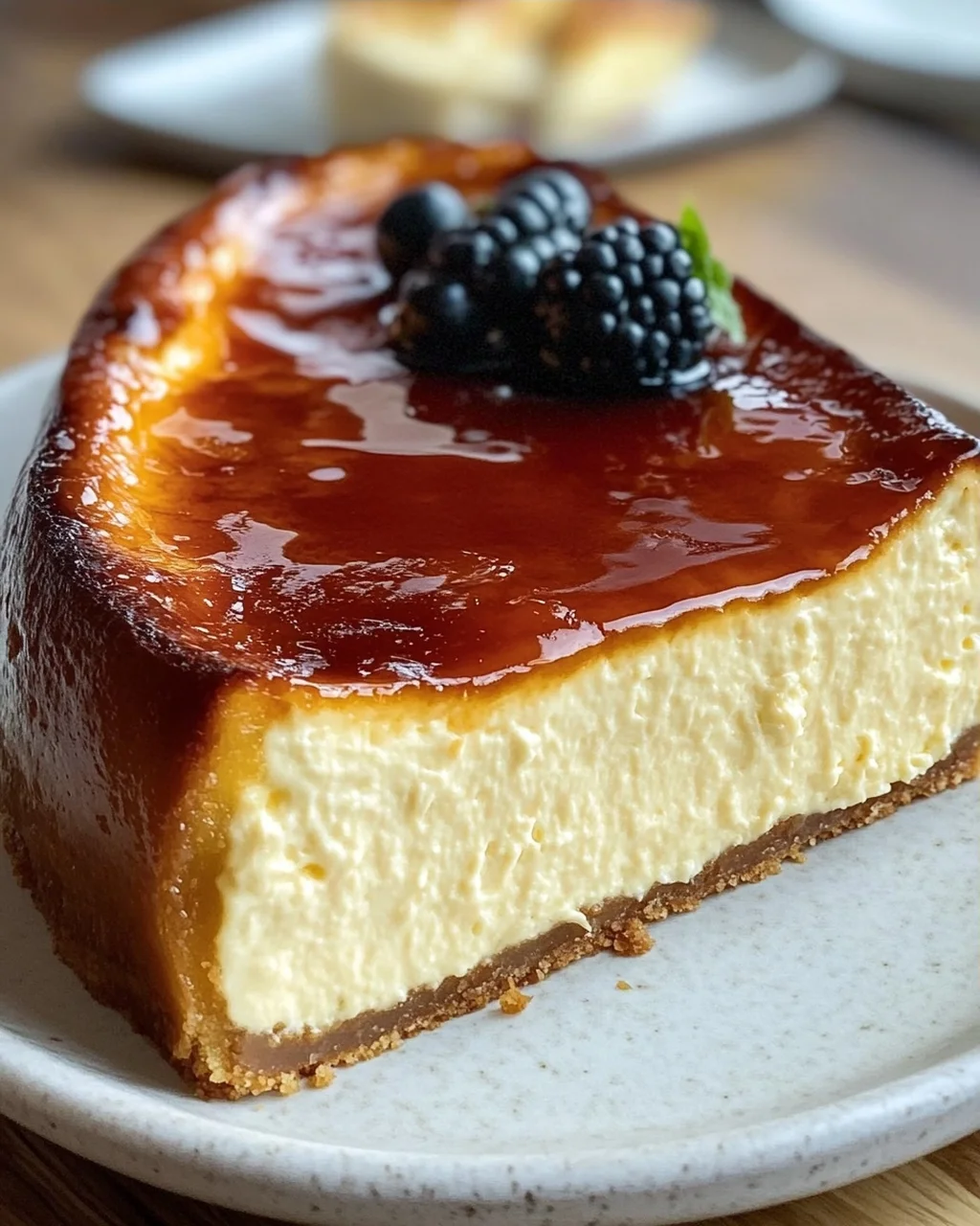 Leckeres Burnt Basque Cheesecake aus der Kastenform