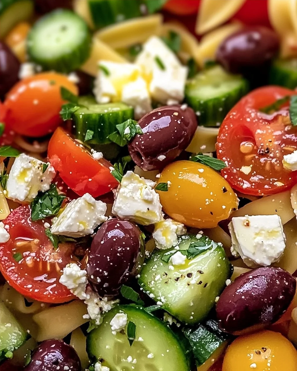 Mittelmeer-Pasta-Salat: Frisch und lecker genießen