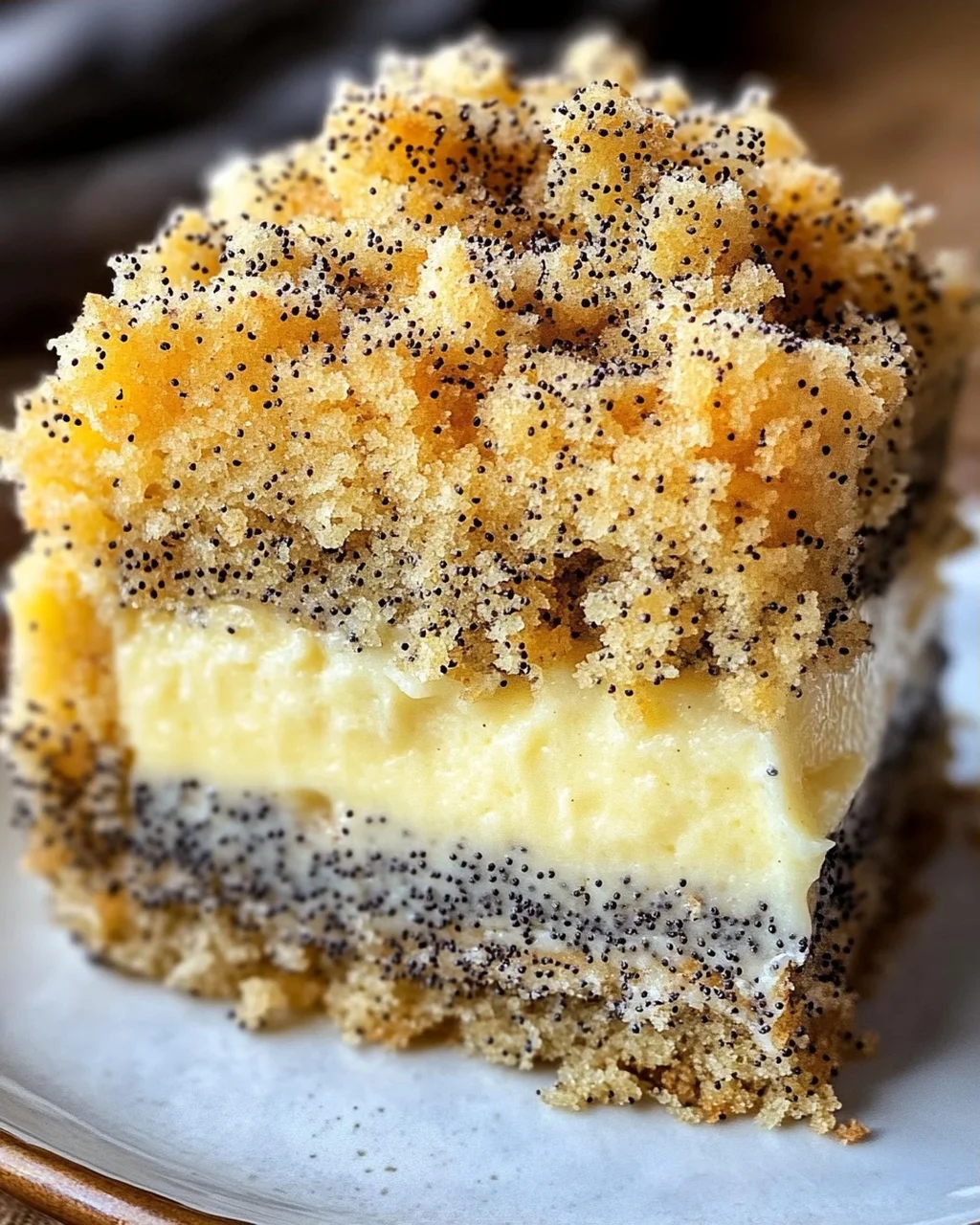 Mohnkuchen mit Streusel