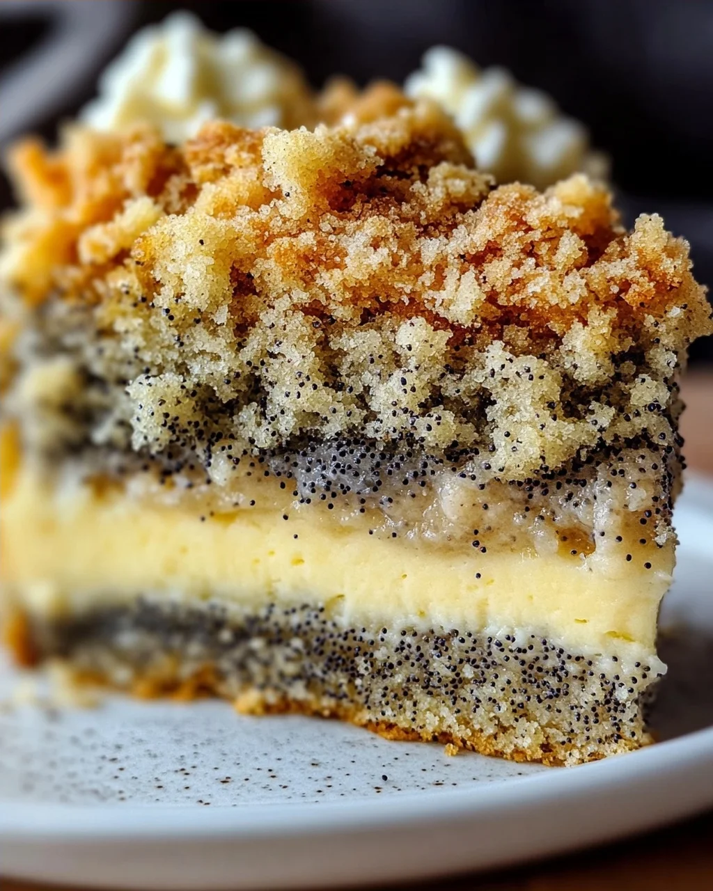 Mohnkuchen mit Streusel