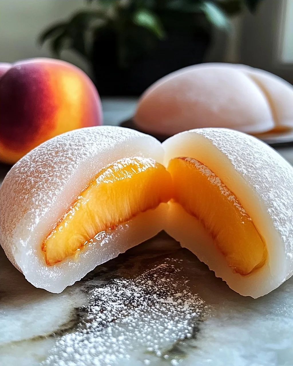 Pfirsich-Mochi: Soft und Fruchtig Genießen