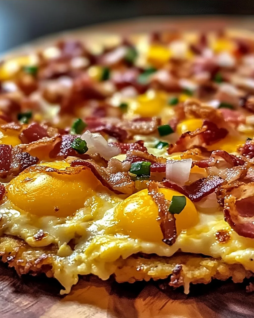 Pizza und Rösti-Kruste für ein Frühstücksvergnügen