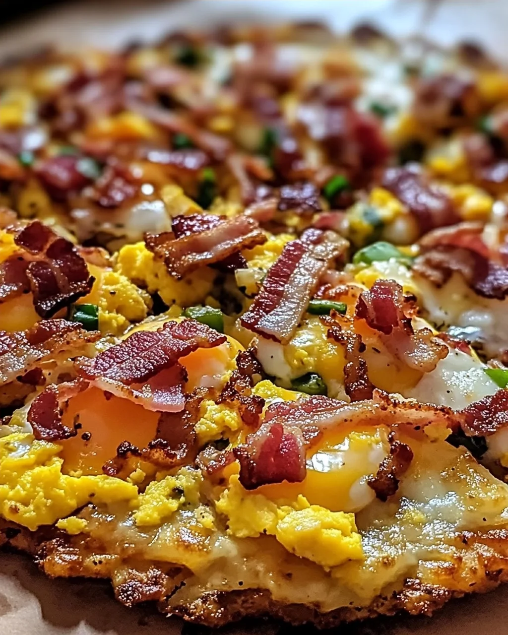 Pizza und Rösti-Kruste für ein Frühstücksvergnügen