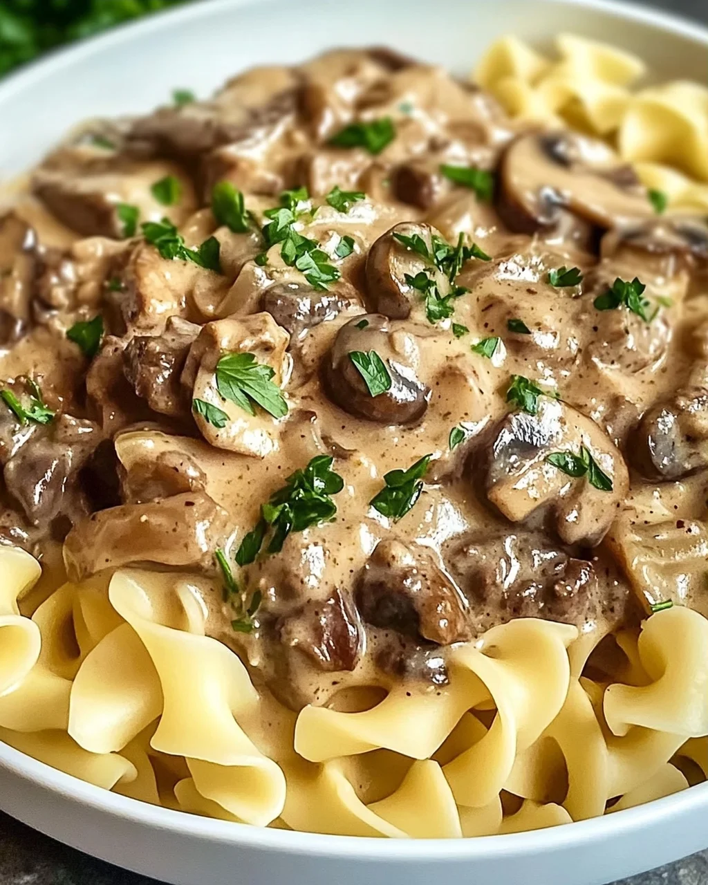 Rindfleisch Stroganoff für dein ideales Familienessen