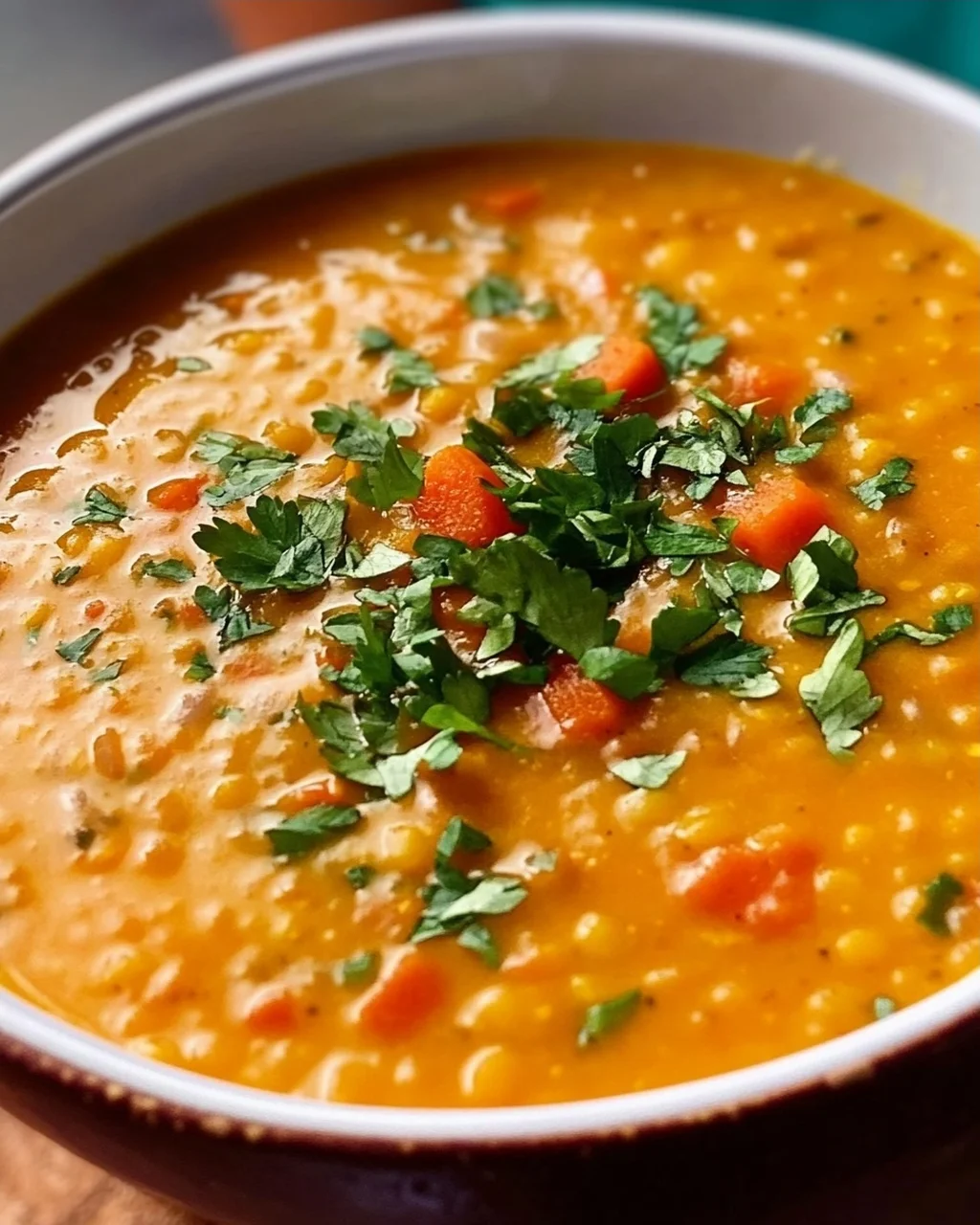 Rote Linsensuppe Kraftig Aromatisch