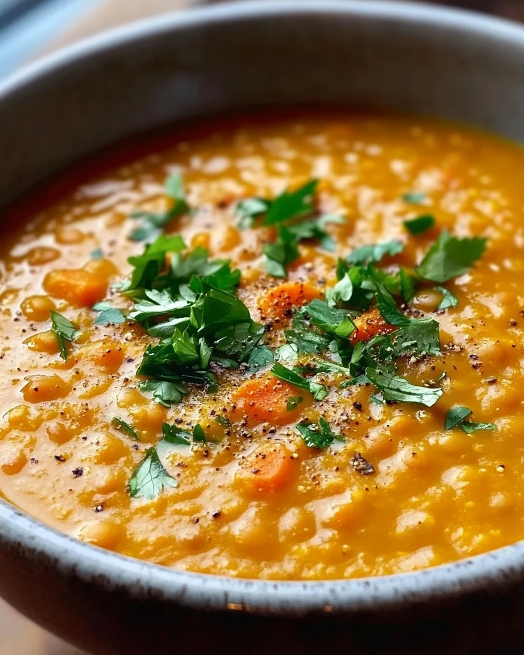 Rote Linsensuppe Kraftig Aromatisch