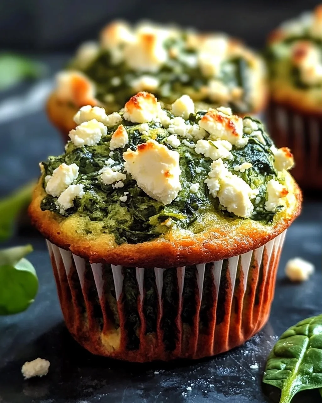 Spinat Feta Muffins
