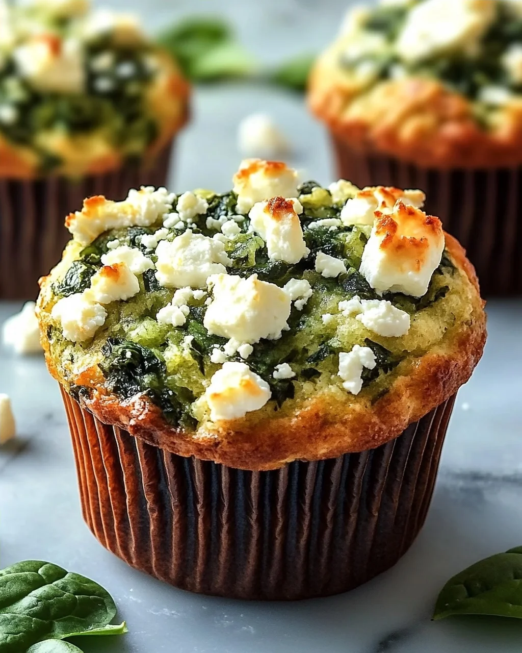 Spinat Feta Muffins