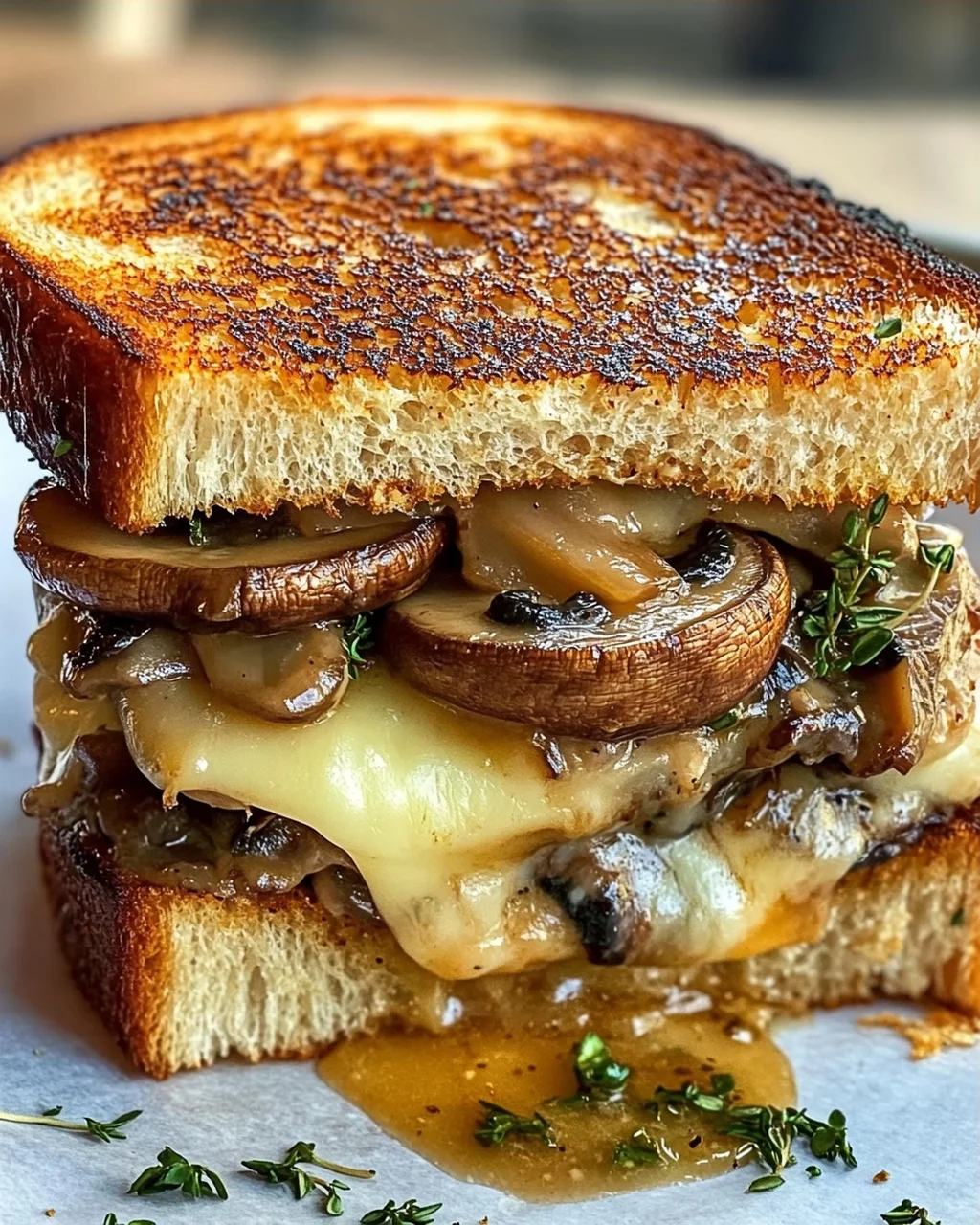 Swiss Mushroom Melt Sandwich: Das ultimative Rezept erleben!