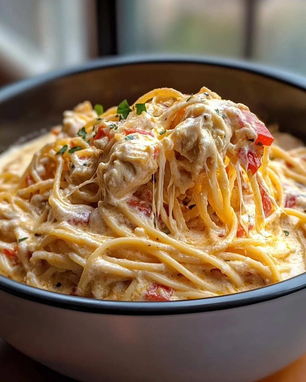 Ultimative Crockpot Hähnchen Spaghetti – Lecker & Einfach!