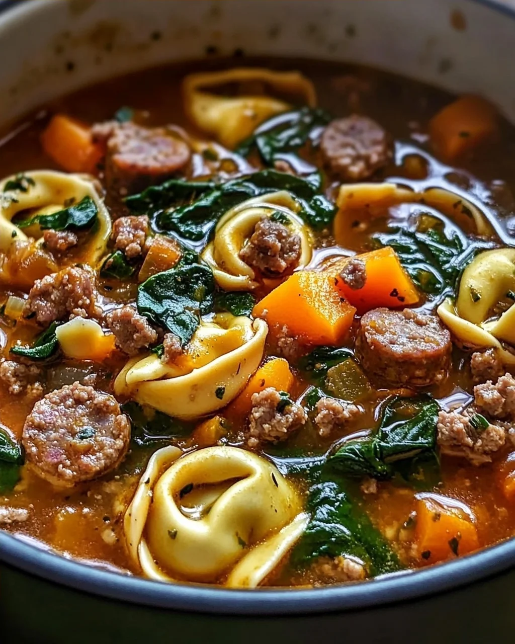 Wärmende Herbst-Tortellini-Suppe mit Rinderwurst – Einfach Genießen