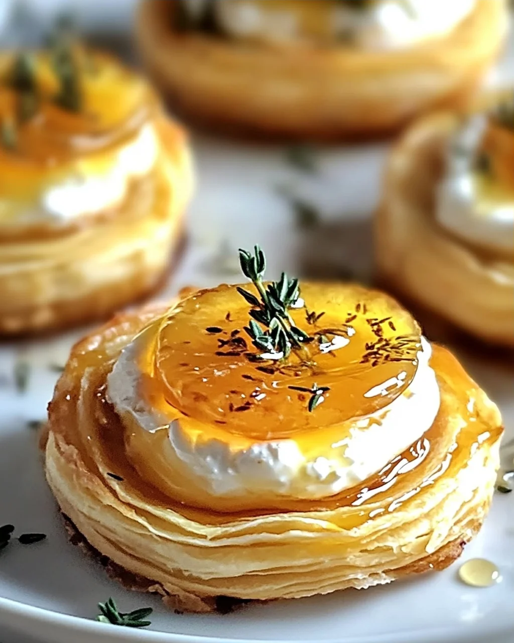 Ziegenkäse und Honig Häppchen für besondere Anlässe