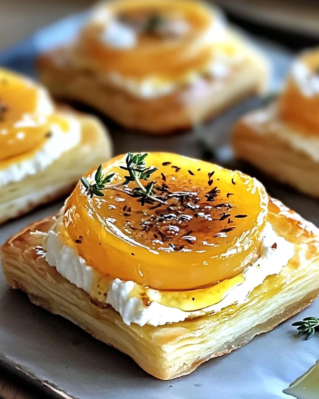 Ziegenkäse und Honig Häppchen für besondere Anlässe