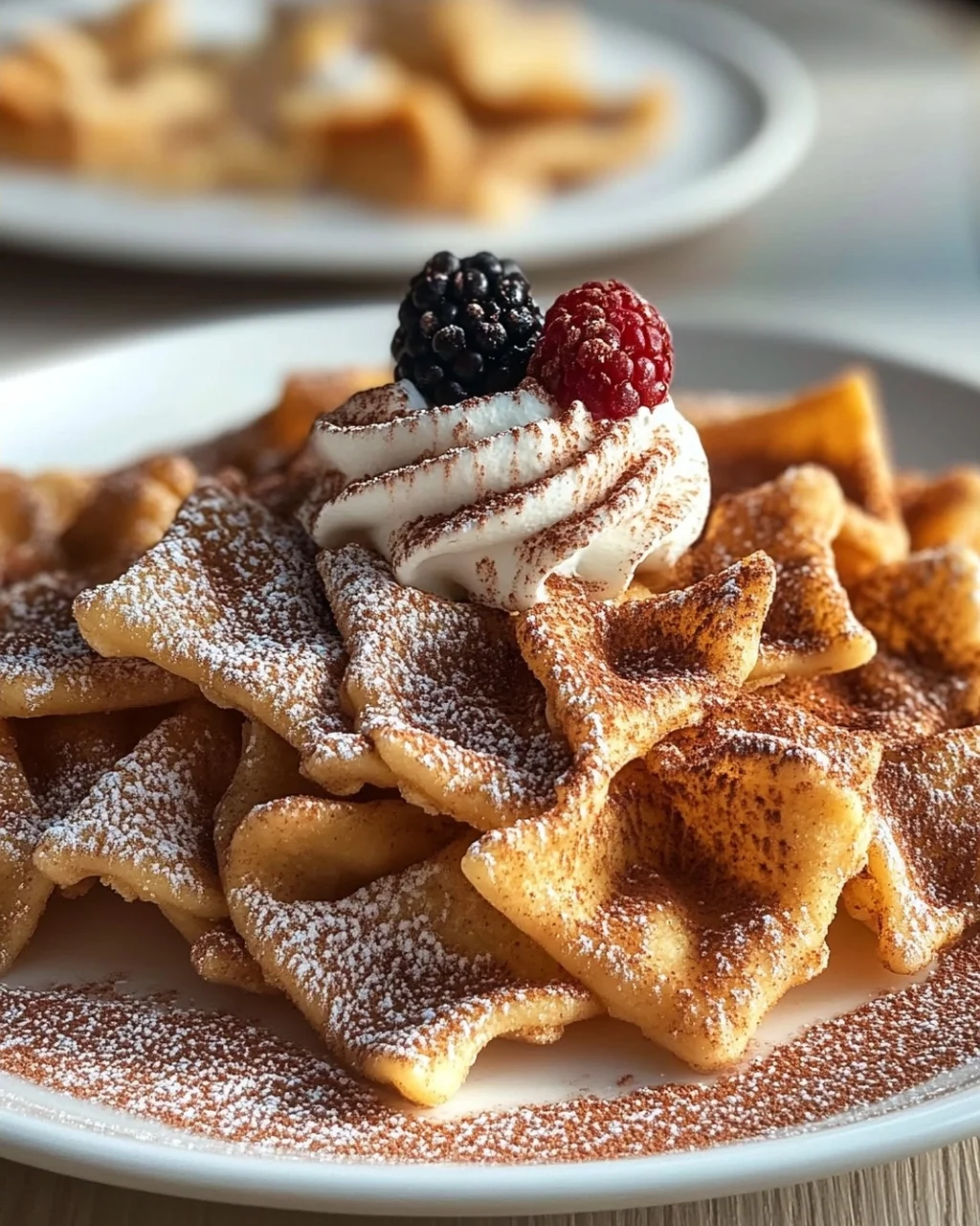 Zimtige Pasta Chips