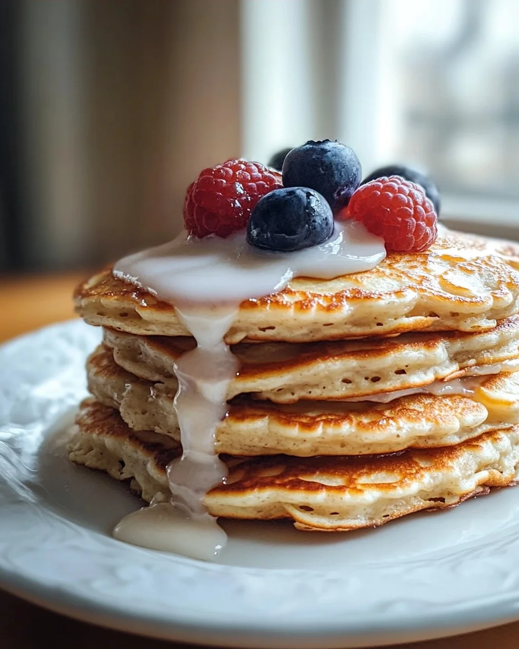 Zuckerfreie Quark Haferflocken Pancakes: Gesund & Einfach